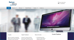 Desktop Screenshot of horizonsoftech.net
